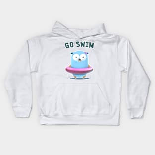 Go Swim for Female Kids Hoodie